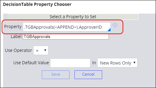 Property Set Update