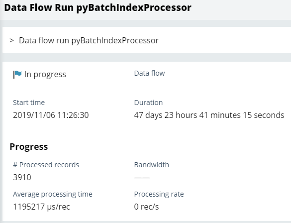 view data flow work item