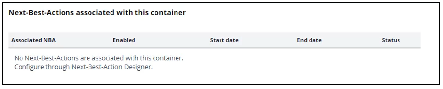 Configuring real-time container