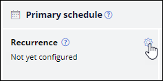 Primary schedule