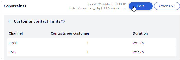 Edit Constraints