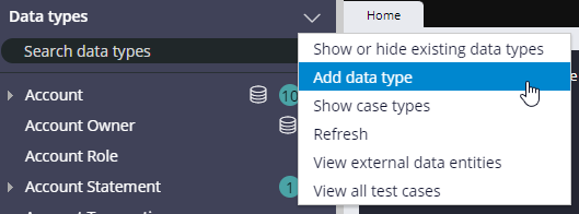 Add a data type