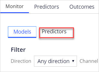 Predictor tab