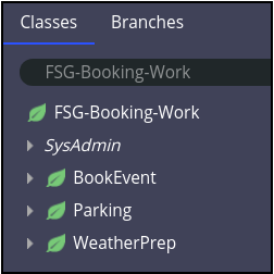 Classes created