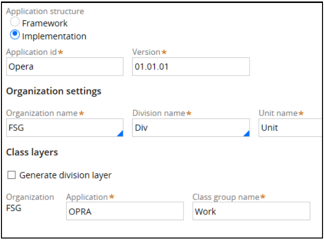 Advanced configuration dialog