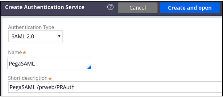 Create authentication service