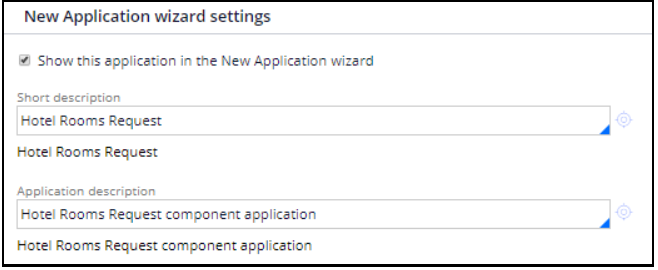 Hotel Rooms Request component Application