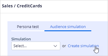 Create audience simulation