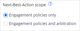 NBA Scope Engagement policies only