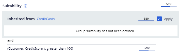 Action level suitability results