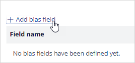 Add bias field