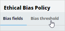 Bias threshold