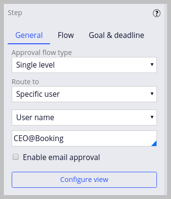 Approval automation shape’s form