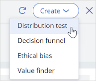 Distribution test simulation