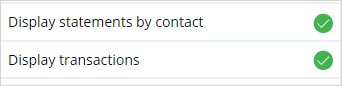 Sections for composite tab