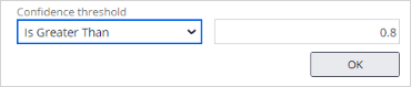 Confidence threshold