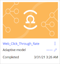 Adaptive model tile