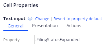 Filing status field with .FilingStatusExpanded selected