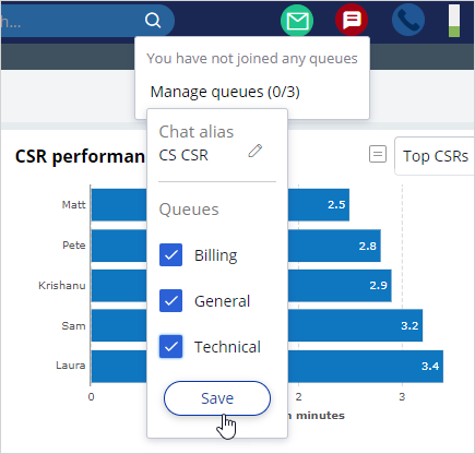 manage queues