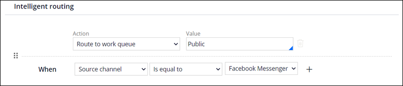 routing condition example