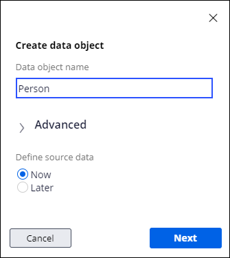 Person data object