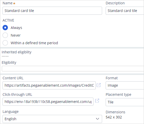 Web treatment fields