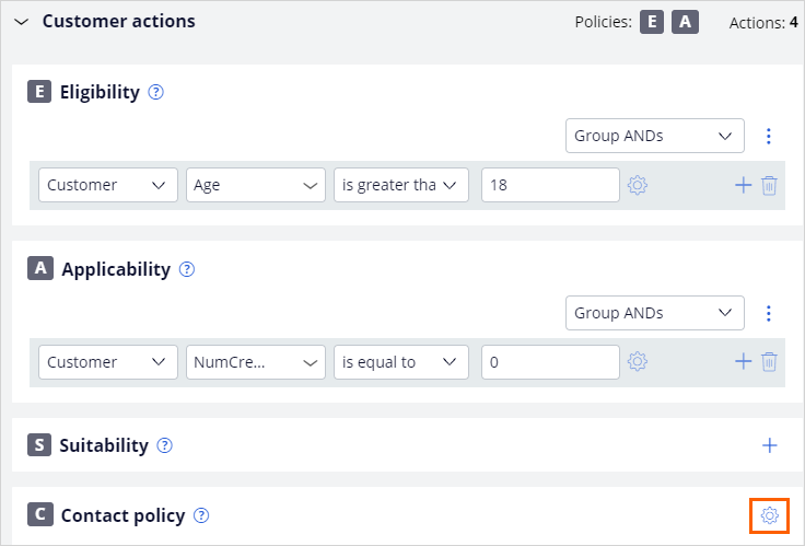 Add contact policy to issuegroup