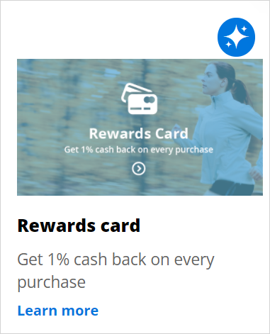 Rewards card for troy