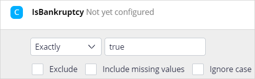 Segment criteria configuration