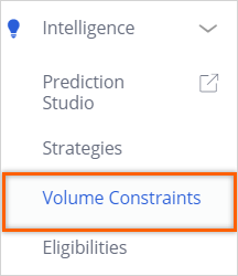 Volume Constraints