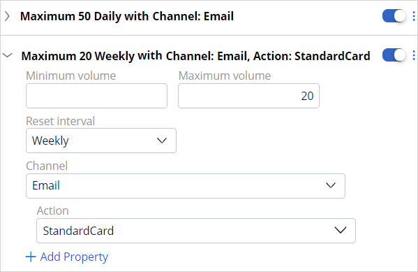 Action and Channel Constraint