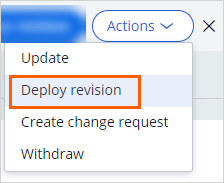 Deploy revision