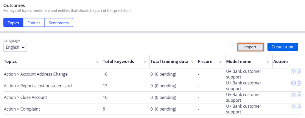 Import the training data