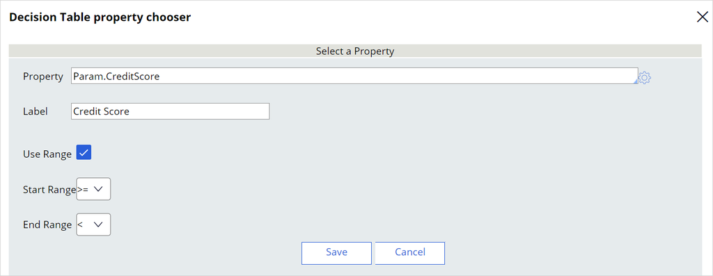 decision table property chooser2