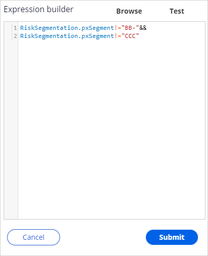 low risk expression