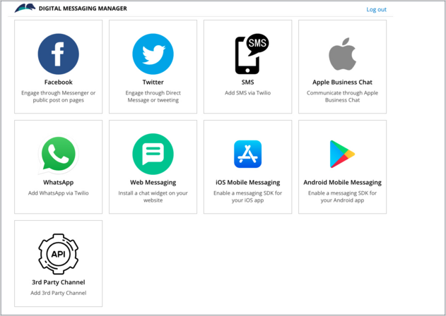 Digital Messaging Manager Channels