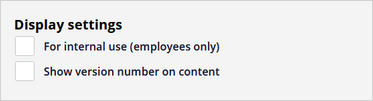 Pega Knowledge display settings