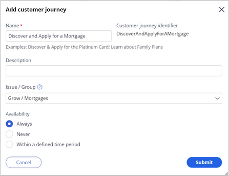 Add customer journey