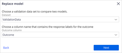 The ValidationData settings