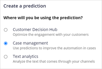 Create prediction