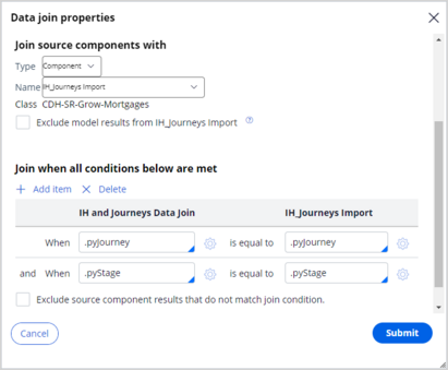 Data join properties