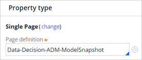 The page definition of the modeldata property