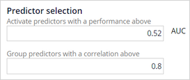 The system actives predictors that perform above a threshold