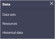 The Data menu