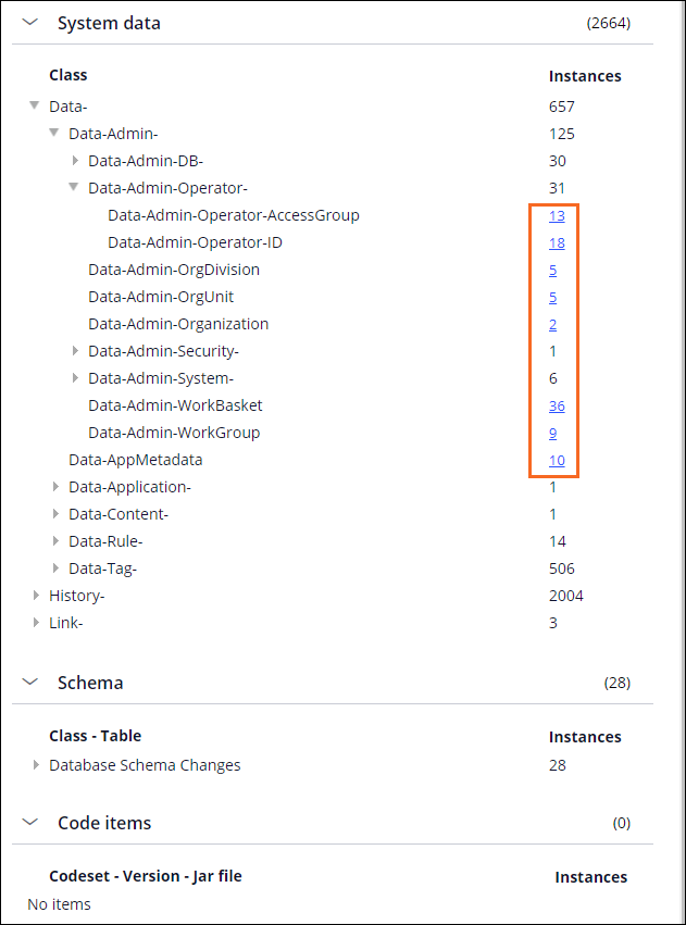 The System data information from the Product Preview window.