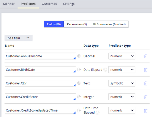 model predictors