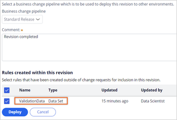 The submit a revision dialog box