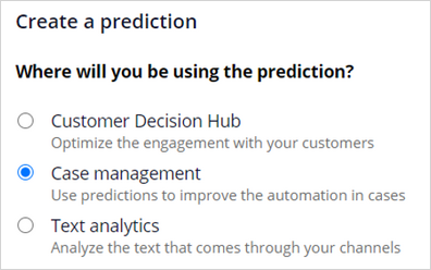 create a prediction window