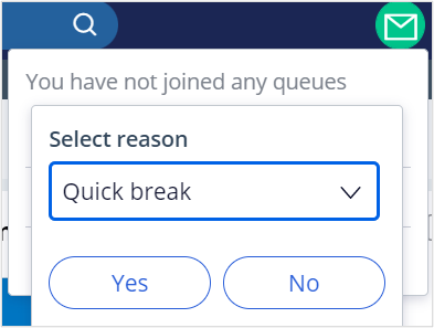 Select reason