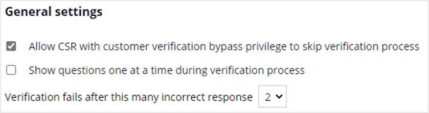 Allow CSR with customer verification bypass privilege to skip verification process